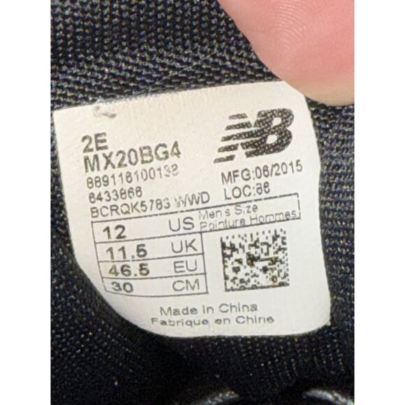 New Balance Minimus 20v4 Mens Size 12 EE Black Minimalist Sneakers Running Shoes - Picture 11 of 11